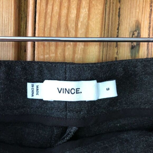 Vince Womens Size 6 Charcoal Gray Skinny Pants Strech Zippered Pockets Viscose - Picture 3 of 6